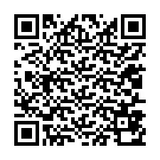 QR kód a telefonszámhoz +12017870532