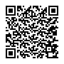 QR Code สำหรับหมายเลขโทรศัพท์ +12017870536