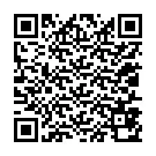 QR kód a telefonszámhoz +12017870538