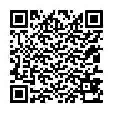 QR-koodi puhelinnumerolle +12017870541