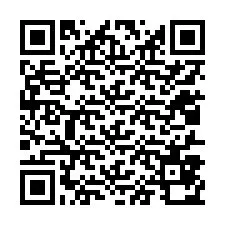 QR код за телефонен номер +12017870542