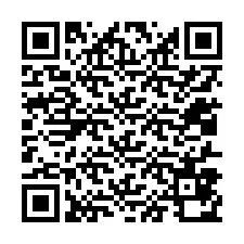 QR kód a telefonszámhoz +12017870543