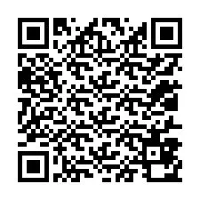 QR-код для номера телефона +12017870549