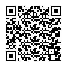 QR-koodi puhelinnumerolle +12017870550