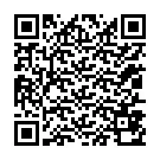 Código QR para número de telefone +12017870561