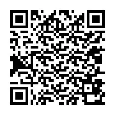 QR kód a telefonszámhoz +12017870562