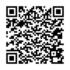 QR kód a telefonszámhoz +12017870563