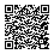 QR-koodi puhelinnumerolle +12017870565