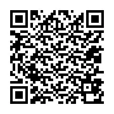 QR-koodi puhelinnumerolle +12017870567