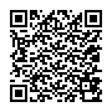 Código QR para número de telefone +12017870568