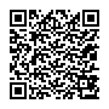 Codice QR per il numero di telefono +12017873455