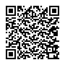 QR Code pour le numéro de téléphone +12017920392