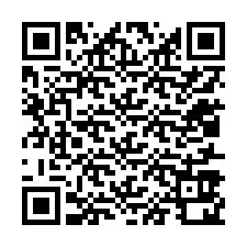 QR код за телефонен номер +12017920886