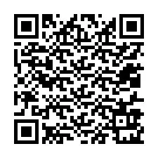 QR-koodi puhelinnumerolle +12017921507