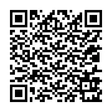 QR kód a telefonszámhoz +12017921508