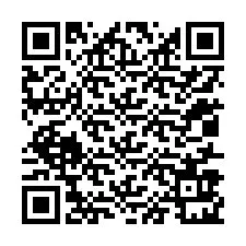 QR код за телефонен номер +12017921580