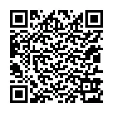 QR код за телефонен номер +12017923455