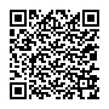 QR-koodi puhelinnumerolle +12017924214