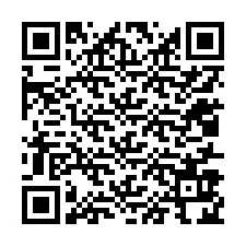 QR-код для номера телефона +12017924582