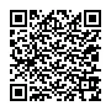 QR kód a telefonszámhoz +12017924834