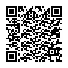 QR-koodi puhelinnumerolle +12017928143