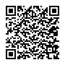 QR kód a telefonszámhoz +12017928623