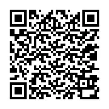 QR-koodi puhelinnumerolle +12017930098