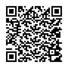 QR-koodi puhelinnumerolle +12018002166