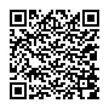 QR kód a telefonszámhoz +12018004834