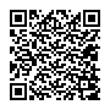 QR-код для номера телефона +12018007477