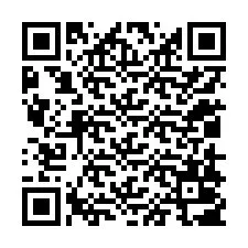 Codice QR per il numero di telefono +12018007554