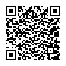 Codice QR per il numero di telefono +12018007555