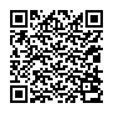 QR-koodi puhelinnumerolle +12018032350