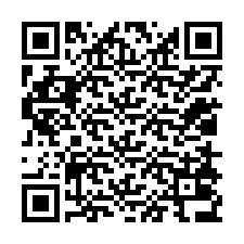 QR kód a telefonszámhoz +12018036889