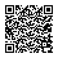 QR kód a telefonszámhoz +12018038407