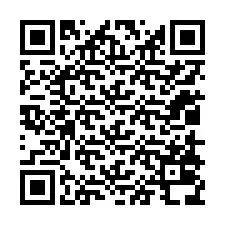 Código QR para número de teléfono +12018038945