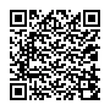 QR-koodi puhelinnumerolle +12018050208