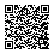 QR код за телефонен номер +12018053579