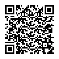 Código QR para número de teléfono +12018054586