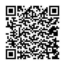 QR kód a telefonszámhoz +12018056187