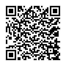 QR код за телефонен номер +12018057419