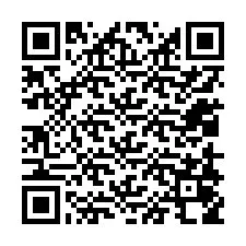 QR код за телефонен номер +12018058117