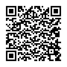 QR-koodi puhelinnumerolle +12018058612