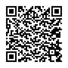 QR-код для номера телефона +12018058613