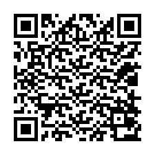 QR код за телефонен номер +12018072629