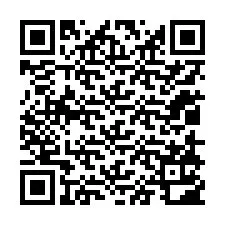 QR-код для номера телефона +12018102915