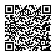 QR код за телефонен номер +12018103455