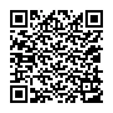 QR-koodi puhelinnumerolle +12018103458