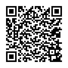 QR код за телефонен номер +12018143497