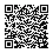 QR код за телефонен номер +12018143498